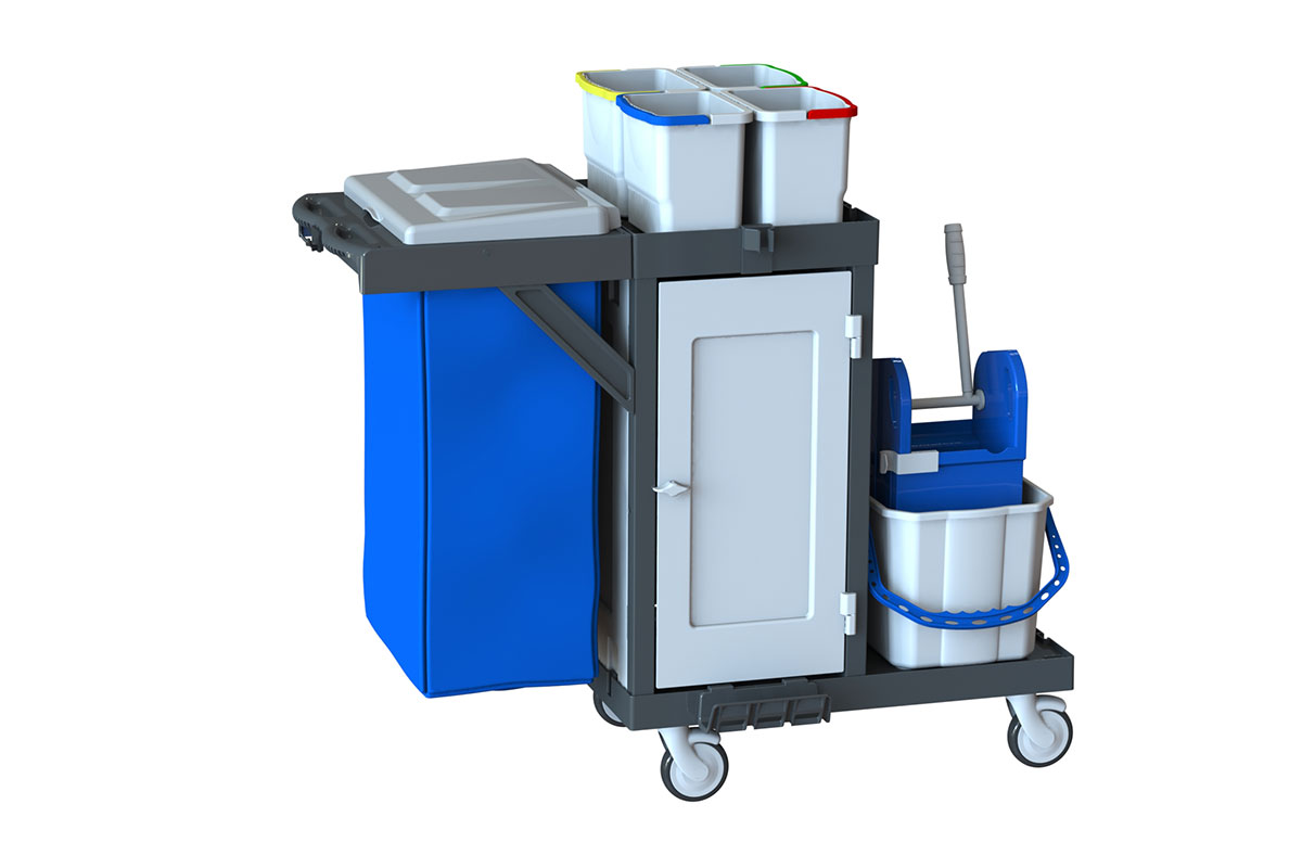 UMBEX 205 Temizlik Kat Hizmet Arabası