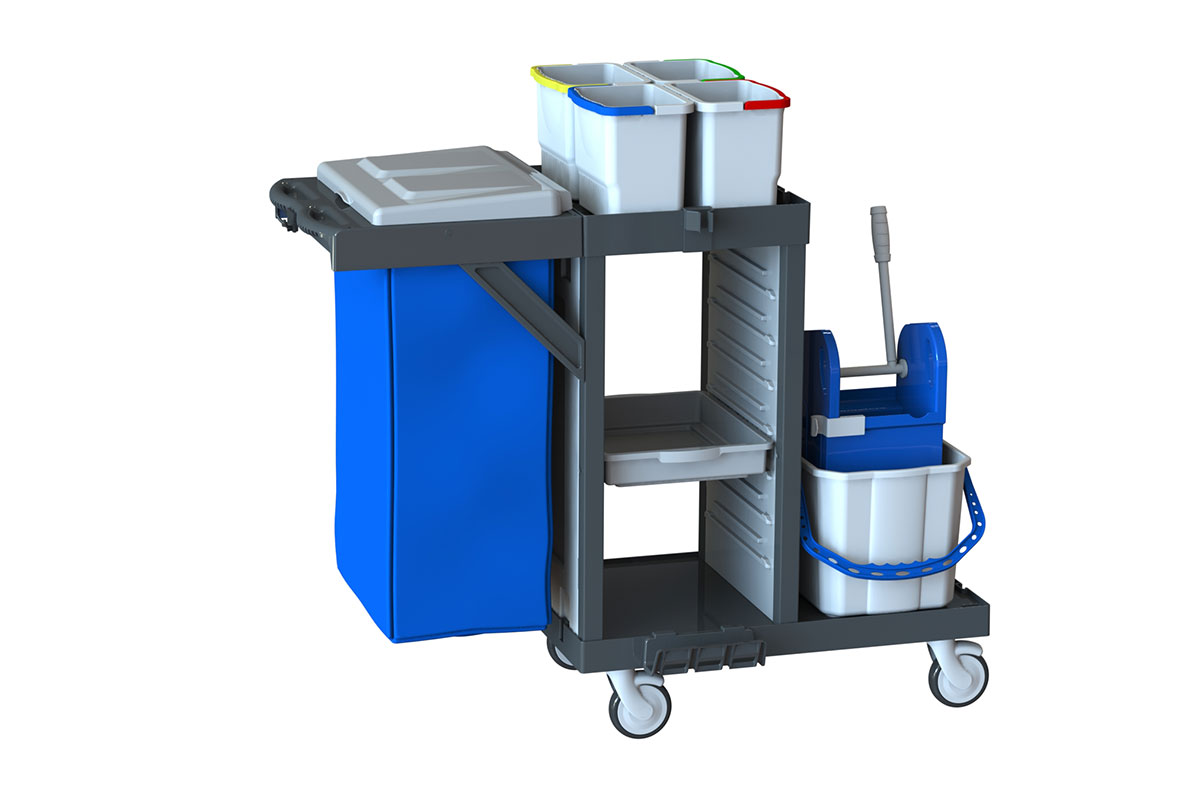 UMBEX 207 Temizlik Kat Hizmet Arabası