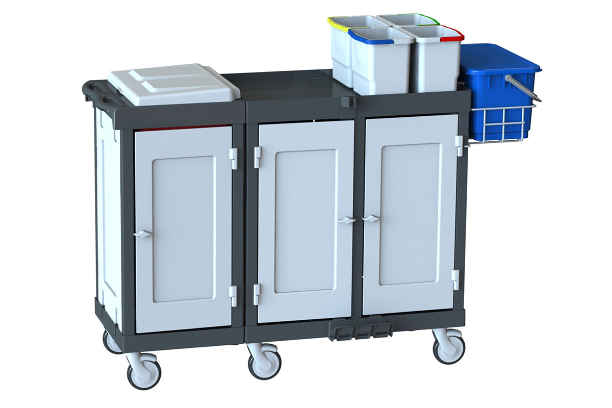 UMBEX 211 Temizlik Kat Hizmet Arabası